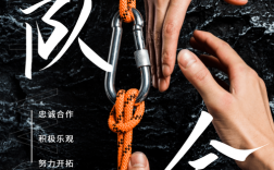 有创意的团队海报