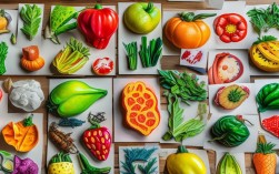 幼儿蔬菜创意拼画图片，幼儿蔬菜创意拼画图片大全