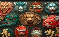 十二生肖创意画，十二生肖创意画作品