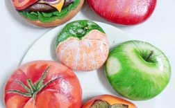 鹅卵石创意石头画