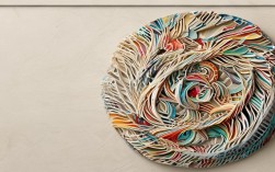 纸绳创意，纸绳创意画