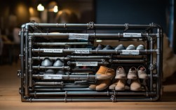 水管创意鞋柜怎么装才好看又实用？