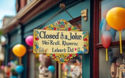 店铺关门搞笑创意告示背后藏着什么奇葩故事?