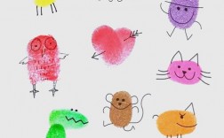 指纹画创意画，指纹画创意画一等奖