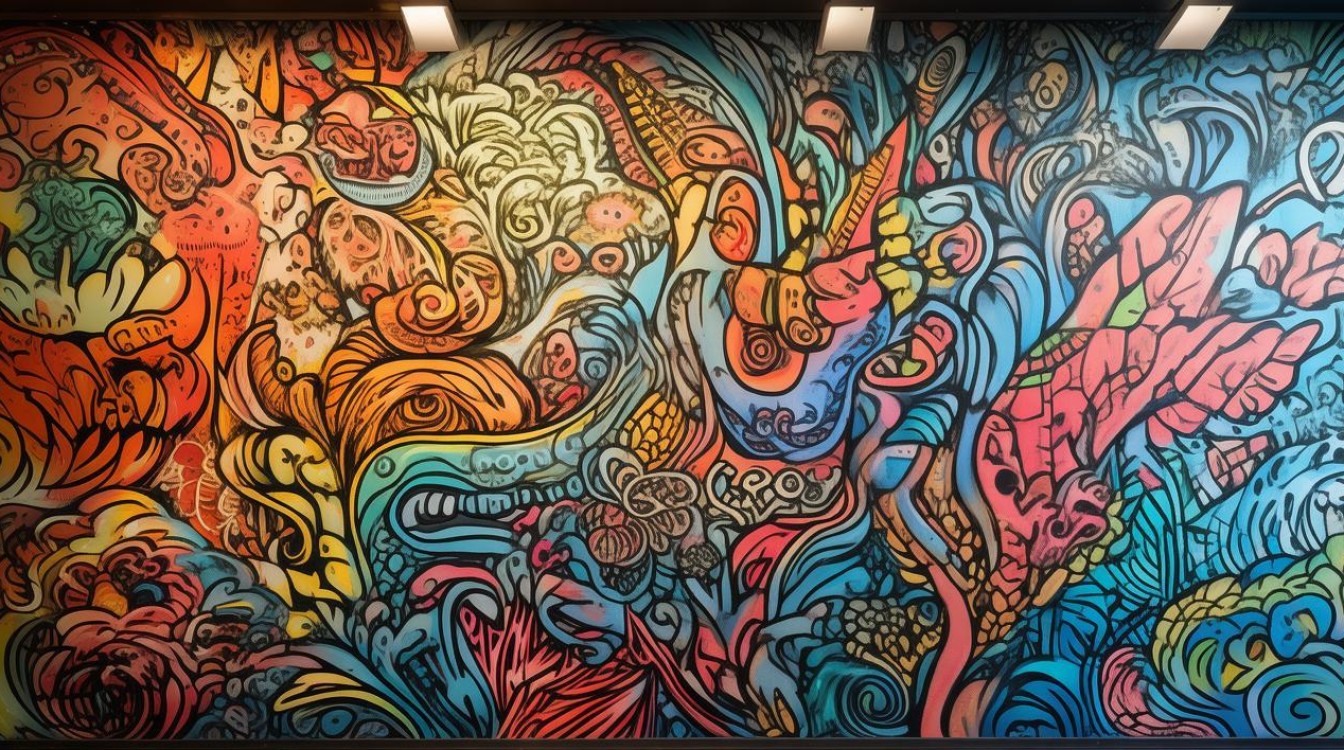 如何用创意墙绘图案激发艺术灵感？-图4
