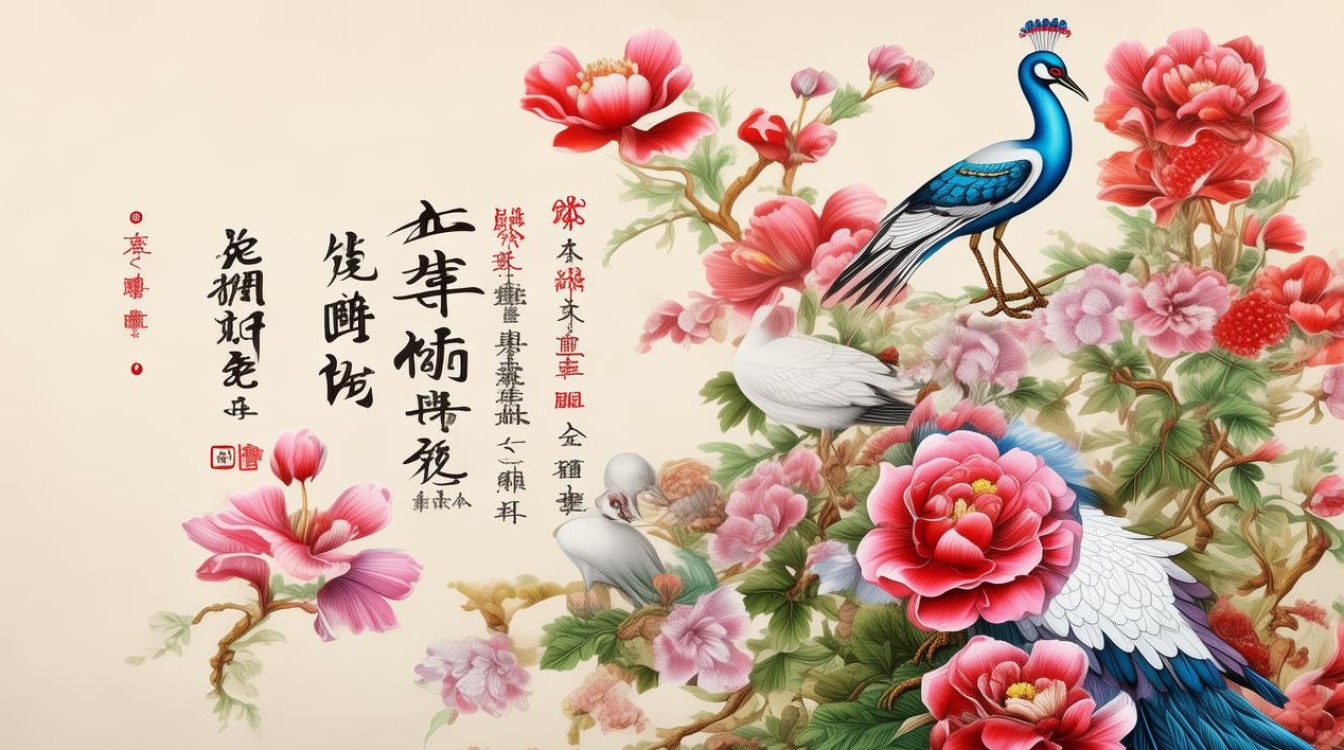 如何将传统花鸟画与现代创意完美融合？-图3