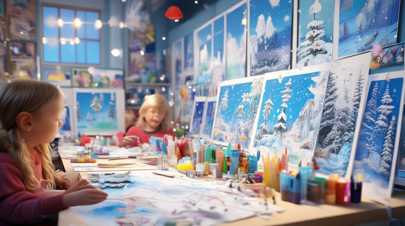 如何在幼儿园用创意画冬天激发孩子的想象力？-图4