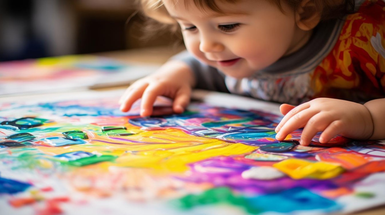 如何用幼儿手掌创意画画激发艺术想象力？-图1