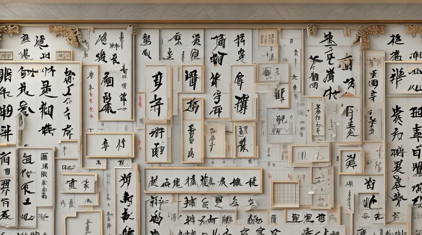 书法文化墙创意设计图片，书法文化墙创意设计图片大全-图1