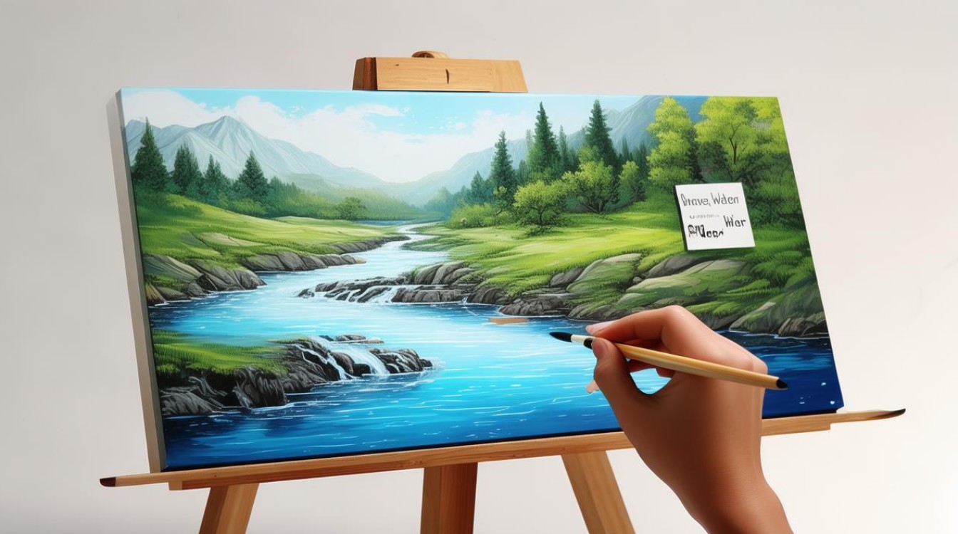 节约用水创意画画，节约用水创意画画图片-图1