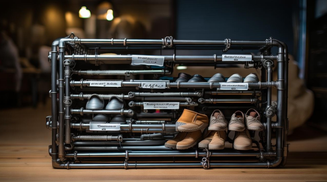 水管创意鞋柜怎么装才好看又实用？-图1