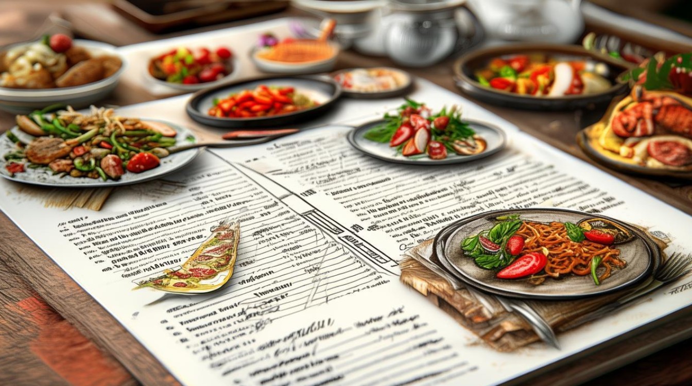 创意手绘菜单怎么做才能吸引顾客又实用？-图1