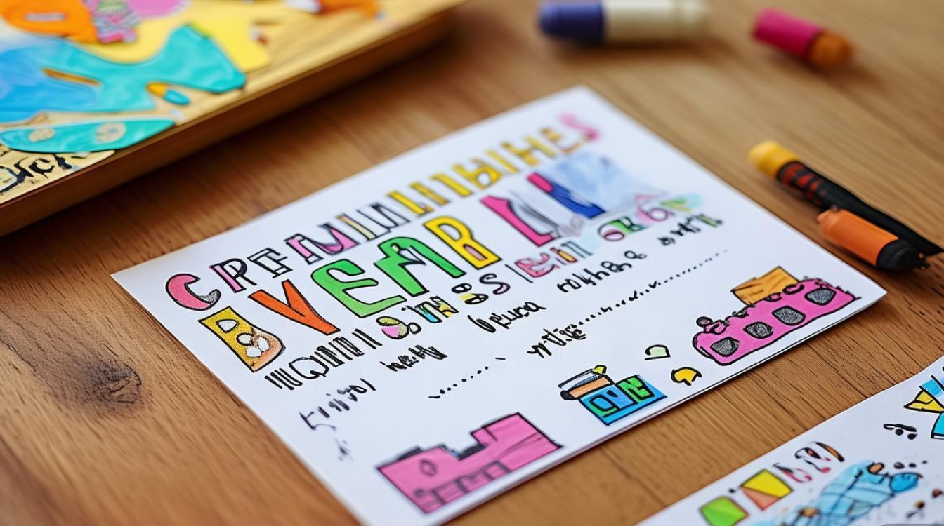 儿童自制创意名片，怎么做才能既好玩又有教育意义？-图1