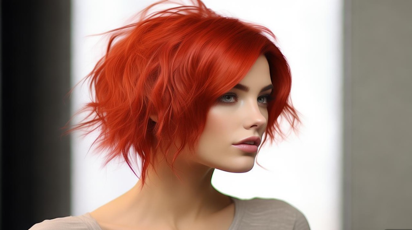 女士短发创意发型，怎么选才显脸小又时髦？-图1