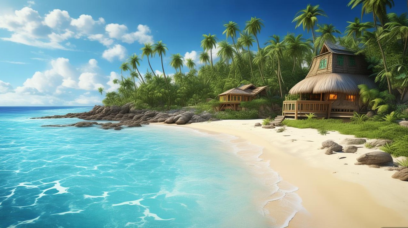 海岛创意画怎么画？新手也能轻松上手的教程吗？-图1