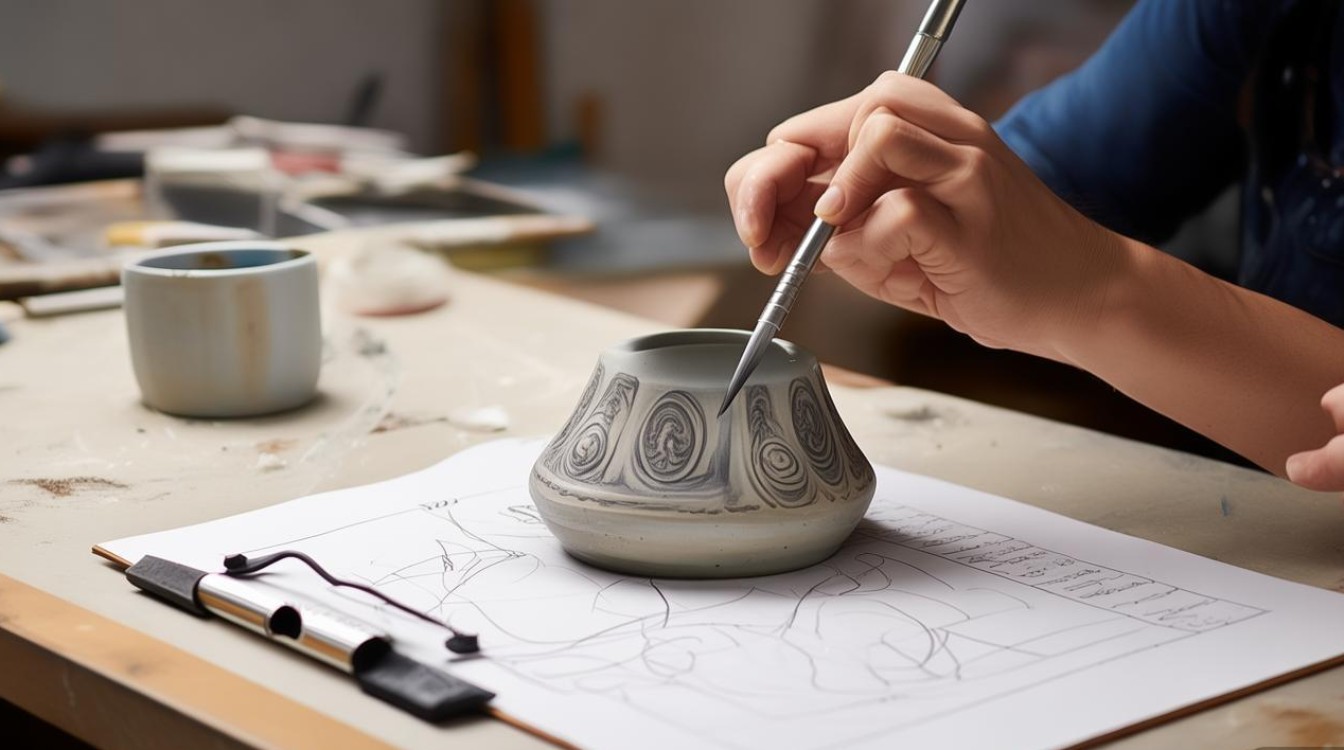 陶艺绘画基本技巧-图1 陶艺绘画基本技巧-图1