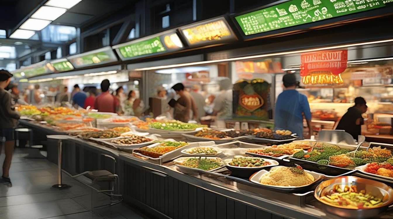 2025美食广场管理技巧,如何提升客流与坪效?-图1 2025美食广场管理技巧,如何提升客流与坪效?-图1