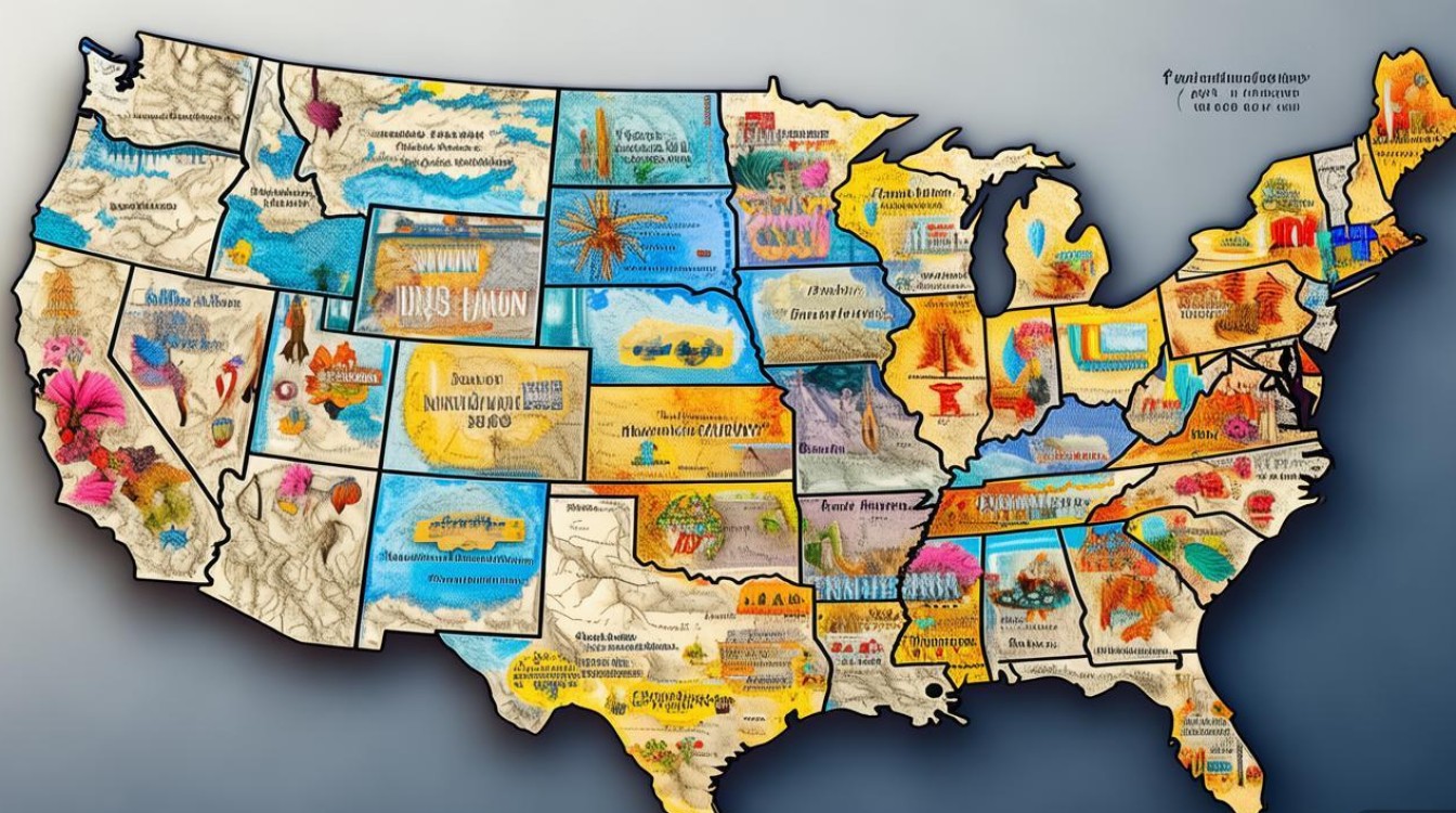 美国创意地图-图1