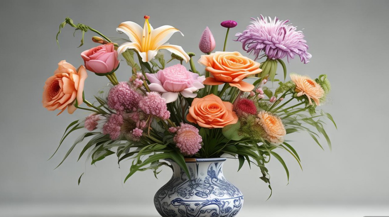 小方缸插花怎么搭？2025年流行技巧来了！-图1