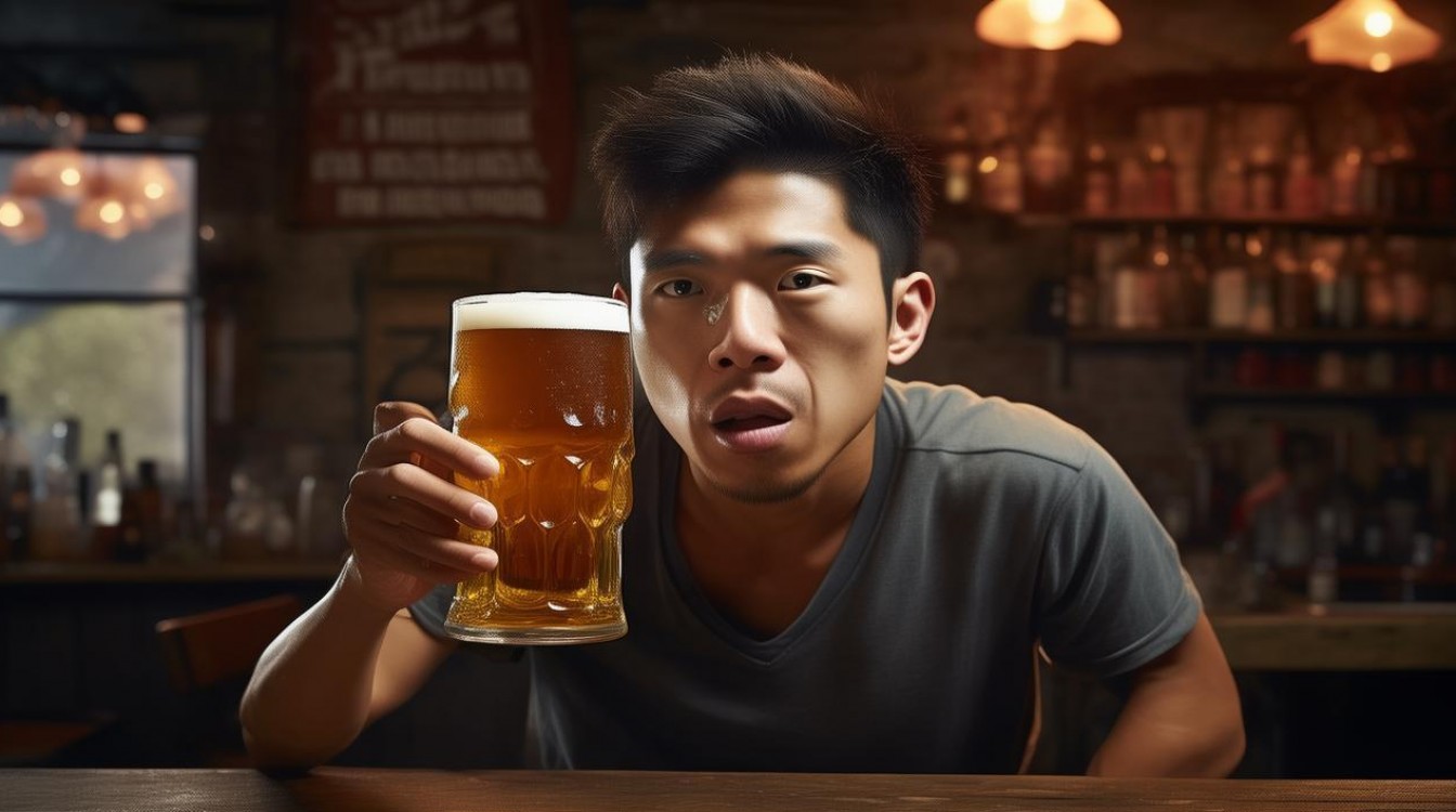 一口气喝啤酒的技巧-图1