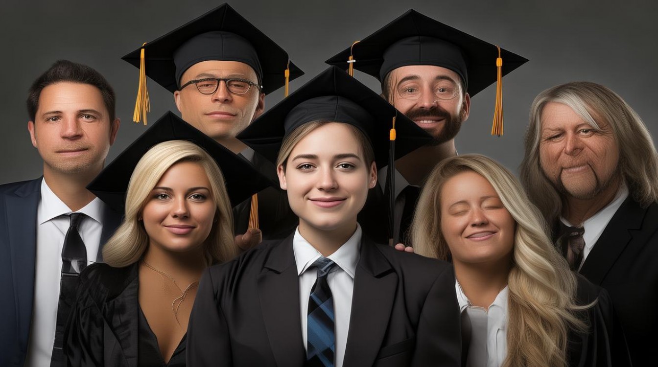 毕业照片创意图片7人-图1