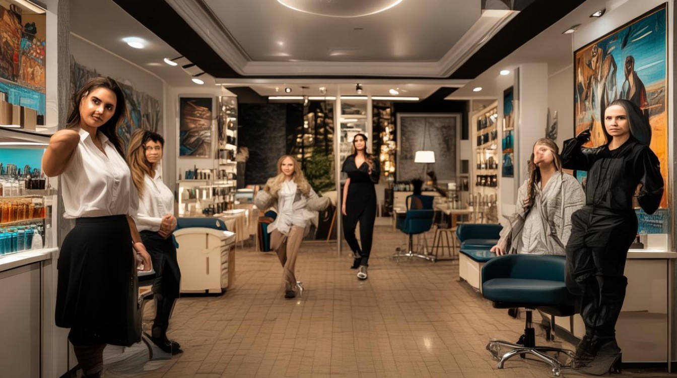 美容院团队创意展示，如何引爆2025年新流量？-图1