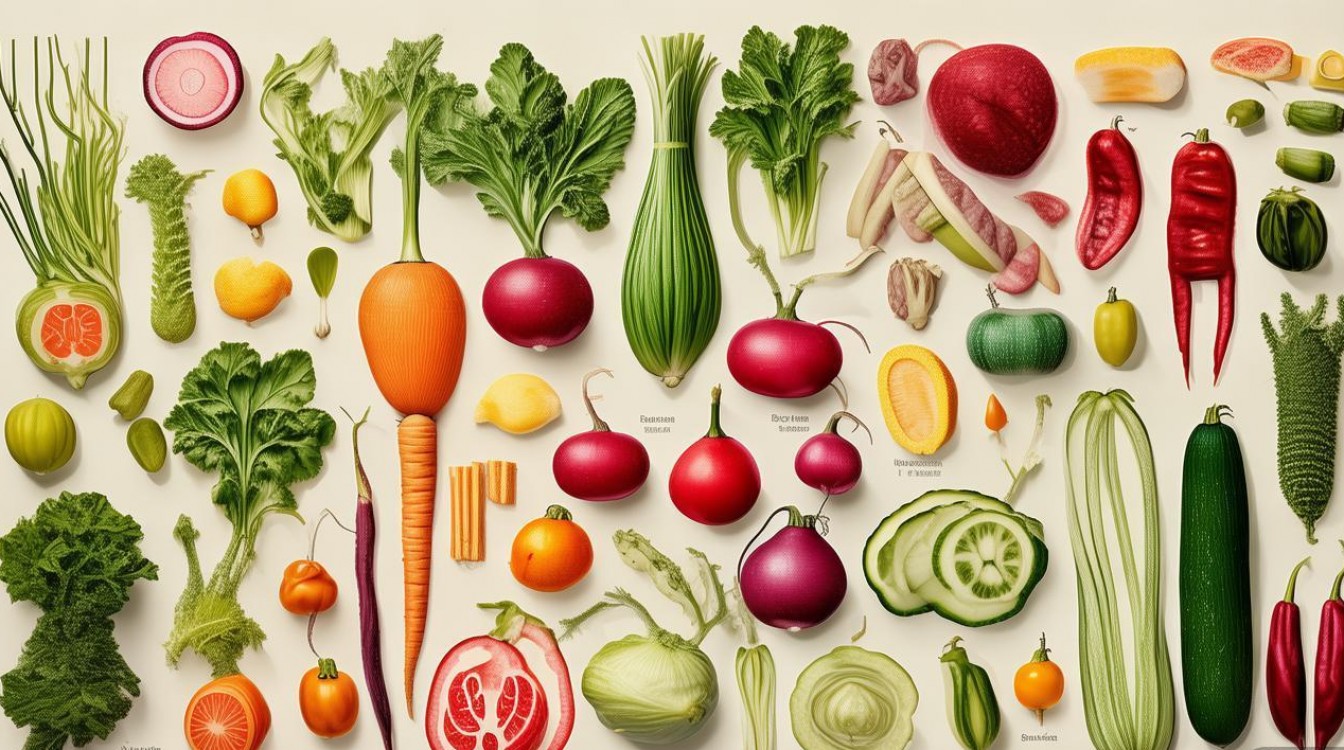 蔬菜印画创意图片-图1