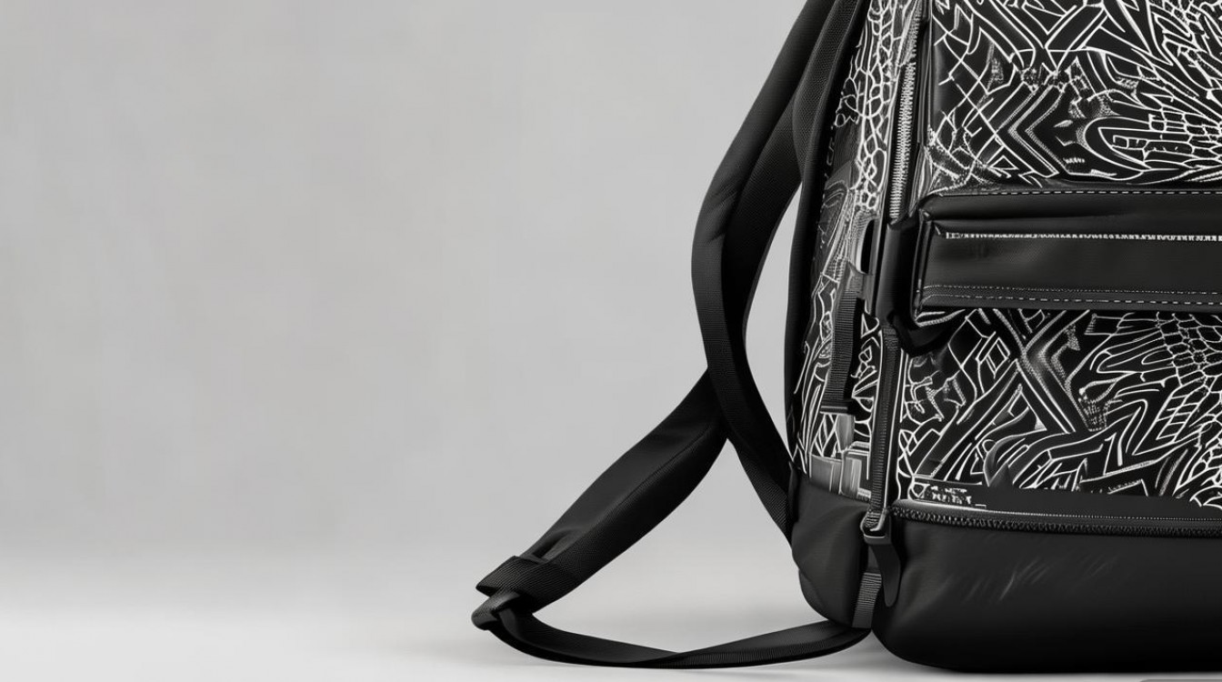 2025黑白创意书包设计，学生党会为颜值买单吗？-图1