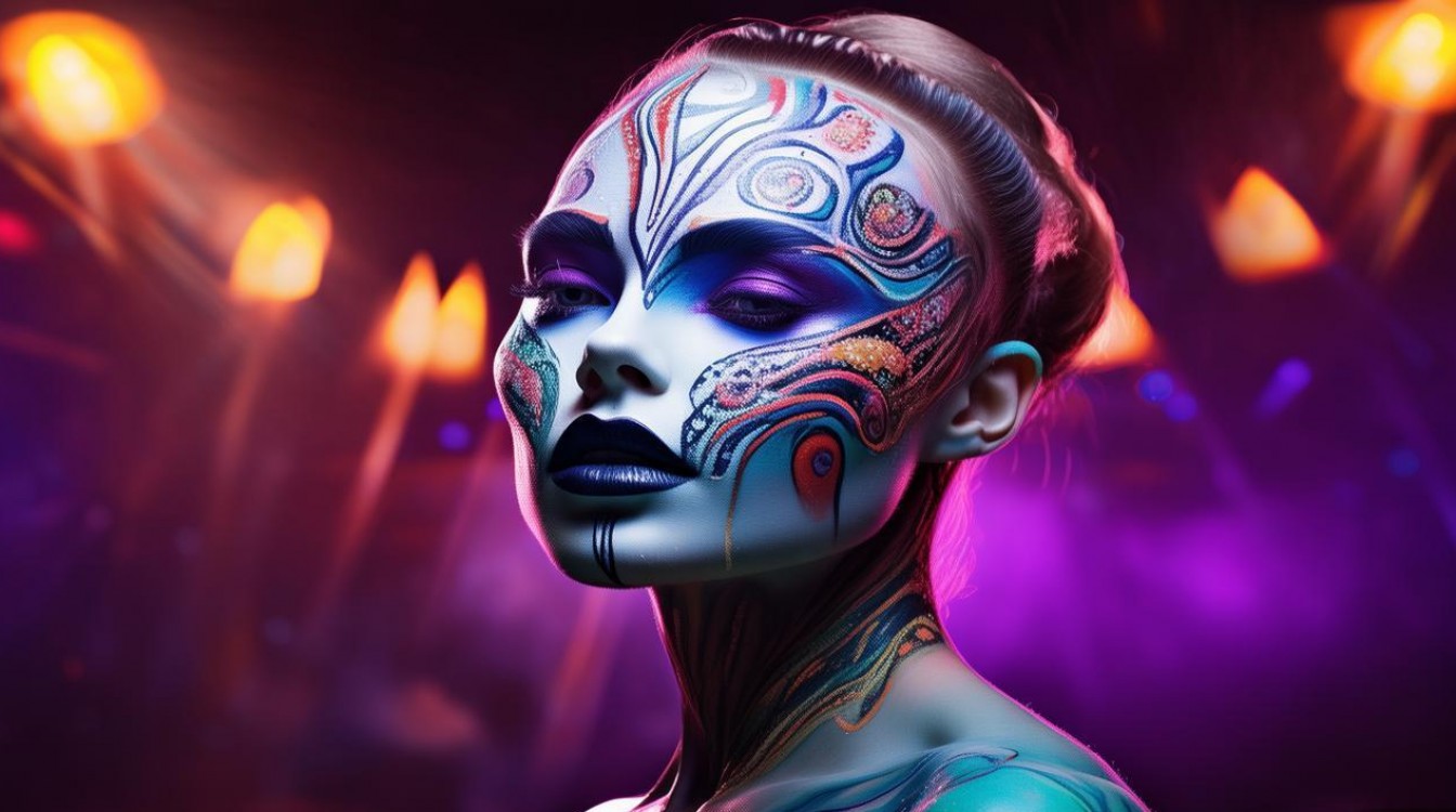 舞台创意妆容-图1