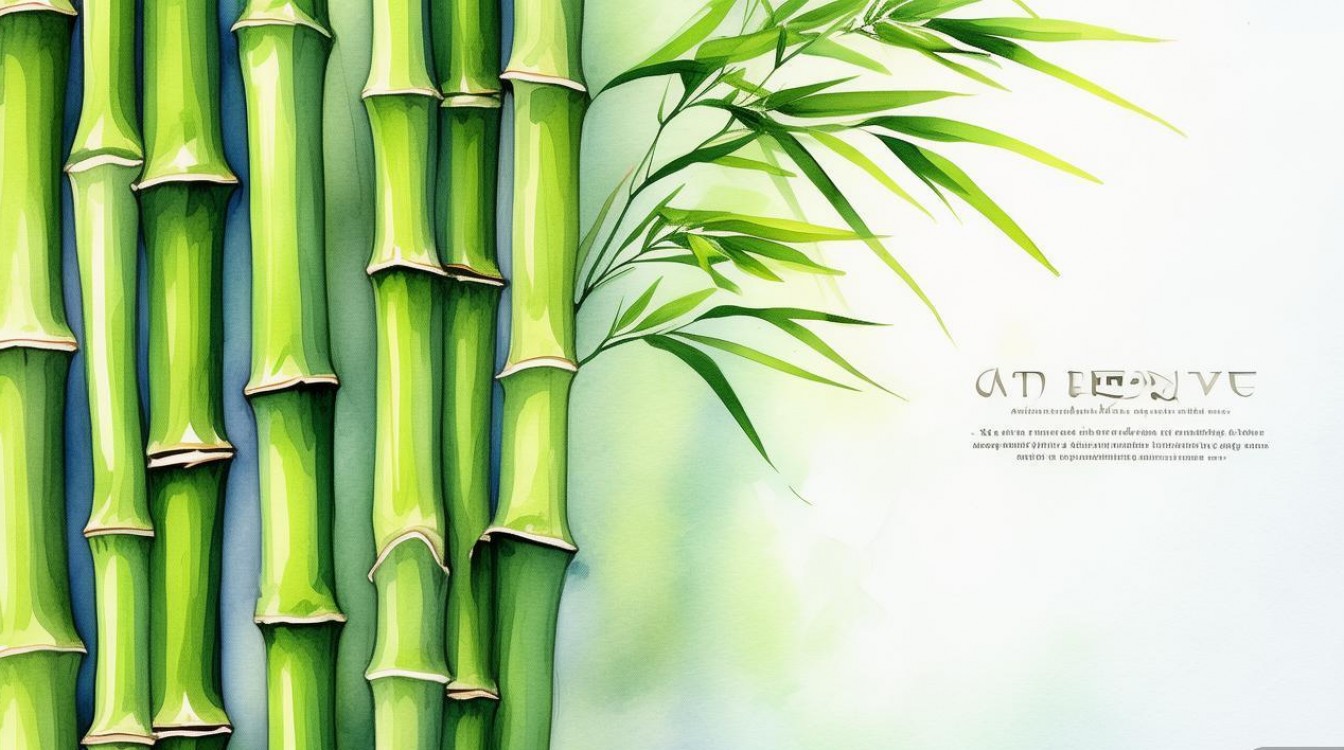 创意水粉画竹子-图1 创意水粉画竹子-图1