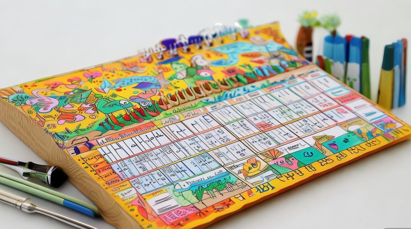 小学生创意手工台历-图1 小学生创意手工台历-图1