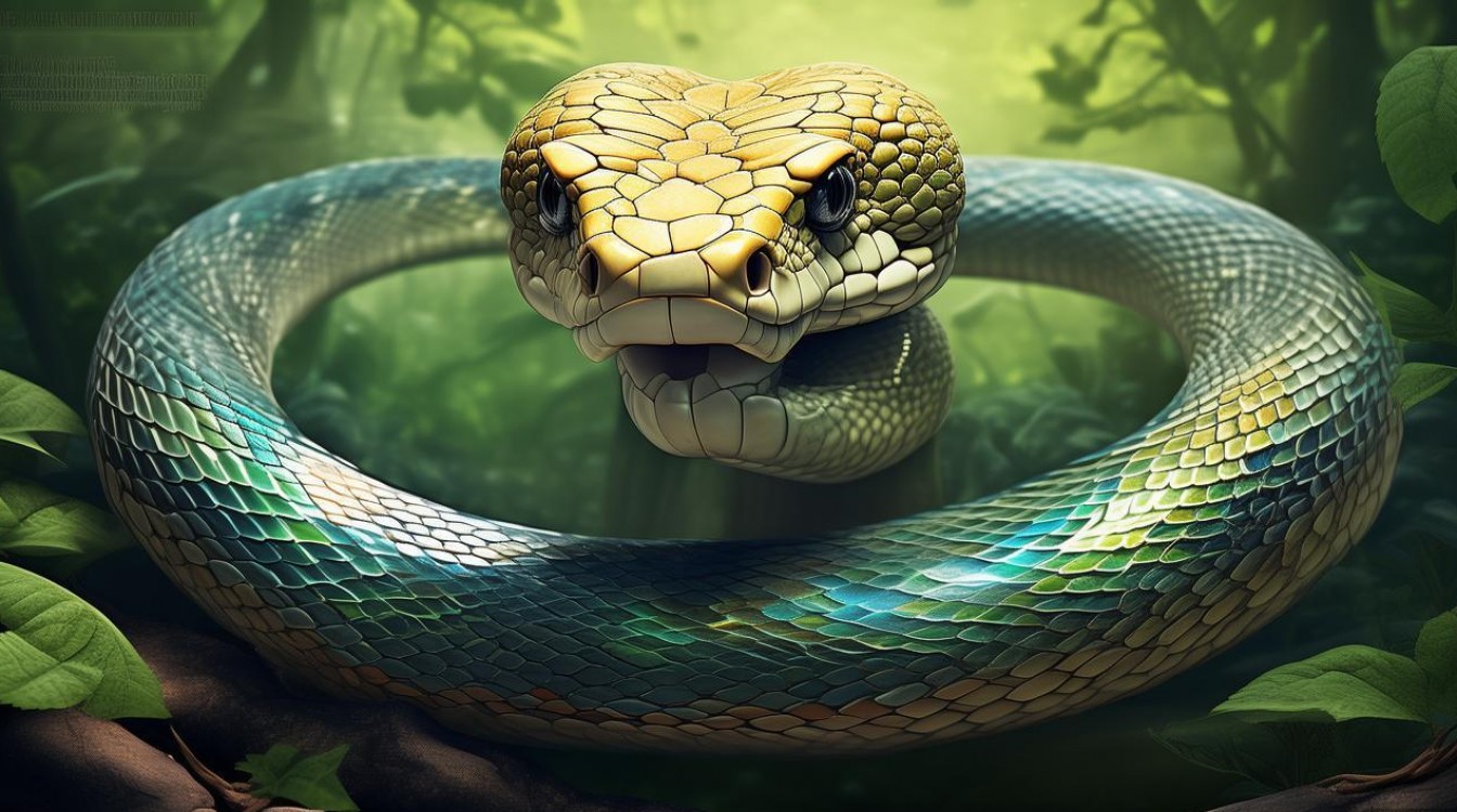 创意画蛇-图1 创意画蛇-图1