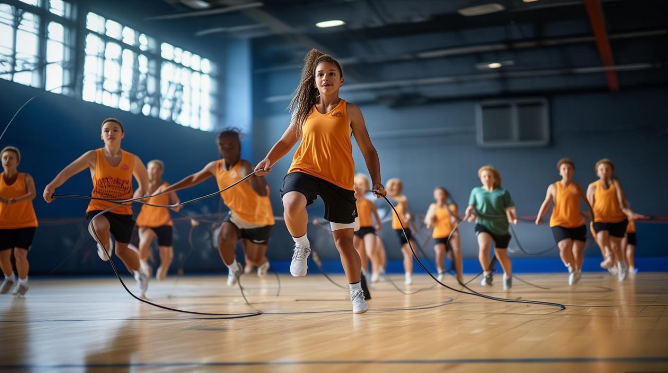 8字集体跳绳技巧视频怎么练才高效?-图1 8字集体跳绳技巧视频怎么练才高效?-图1