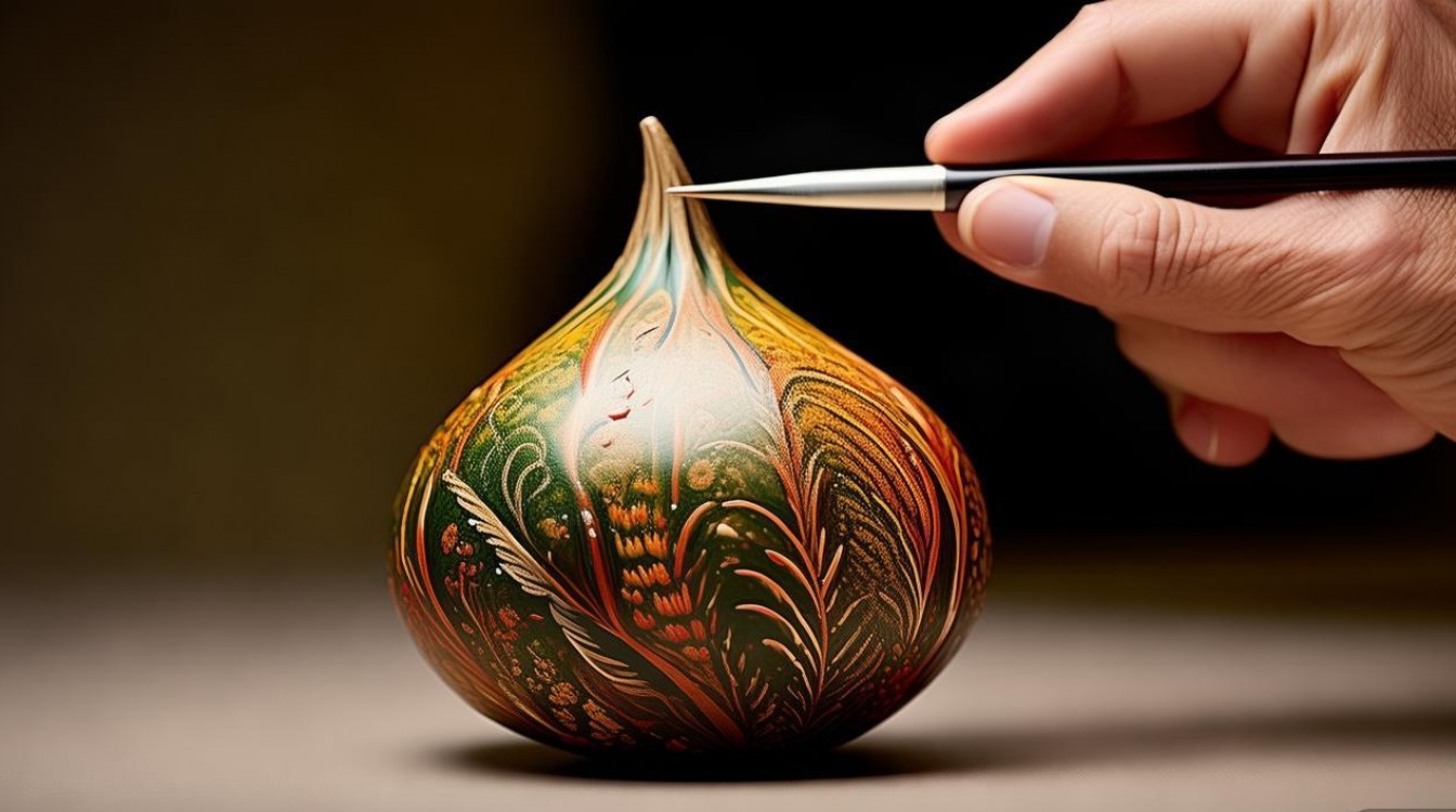 葫芦手绘着色技巧-图1 葫芦手绘着色技巧-图1