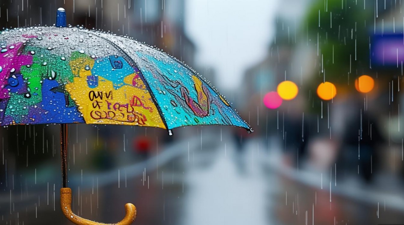 创意美术雨,创意美术雨伞画-图1 创意美术雨,创意美术雨伞画-图1