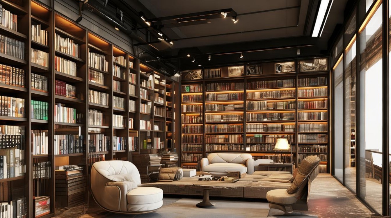 2025创意书吧设计效果图,这些新趋势你get了吗?-图1 2025创意书吧设计效果图,这些新趋势你get了吗?-图1