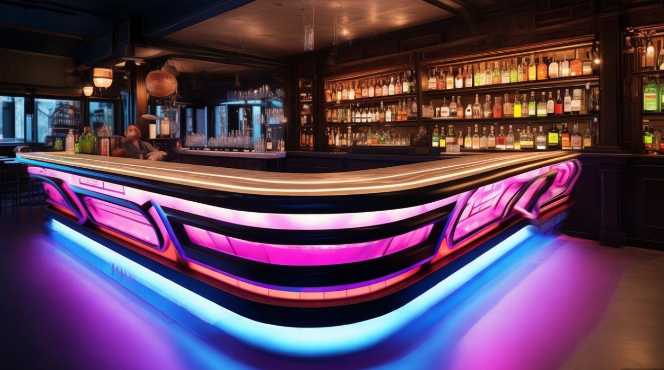 2025年最新酒吧创意吧台设计，这5种图片凭什么火？-图1