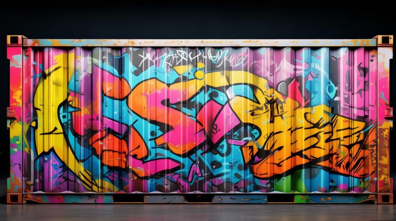 集装箱涂鸦创意火了？今年最潮艺术新风口？-图1