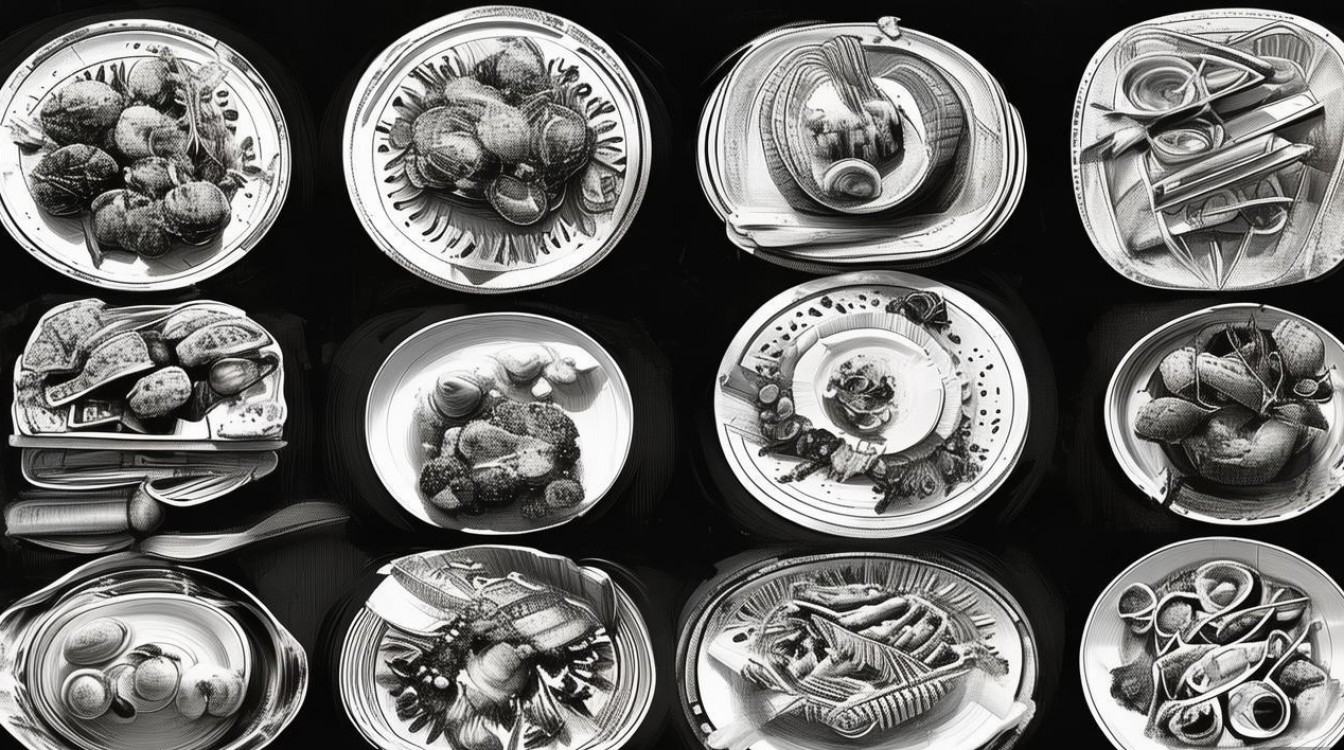 黑白装饰画食品是创意新吃法还是噱头？-图1