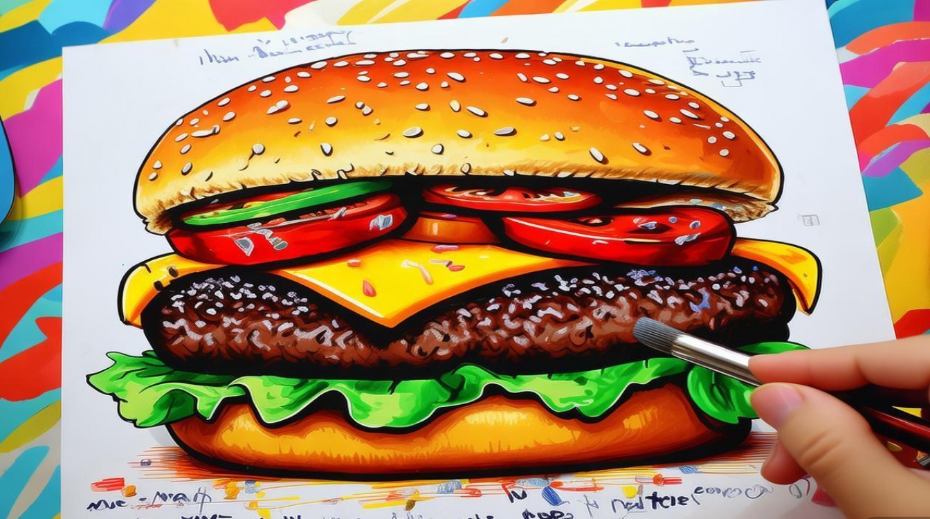 汉堡儿童创意画爆红！如何引导孩子画出创意？-图1