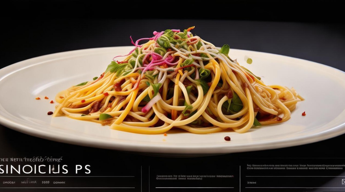 创意面条摆盘三步骤，新手现在就能学会吗？-图1