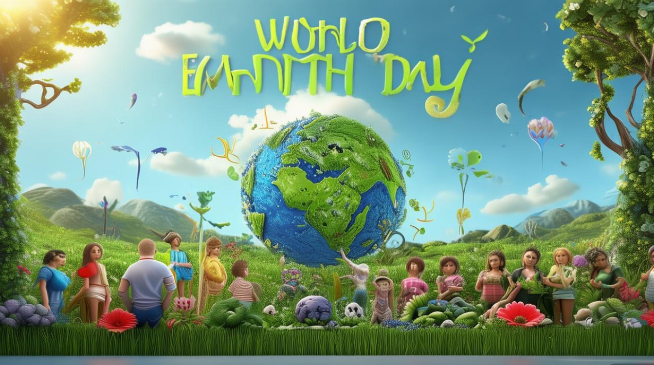 世界地球日环保创意画最新作品有哪些？-图1