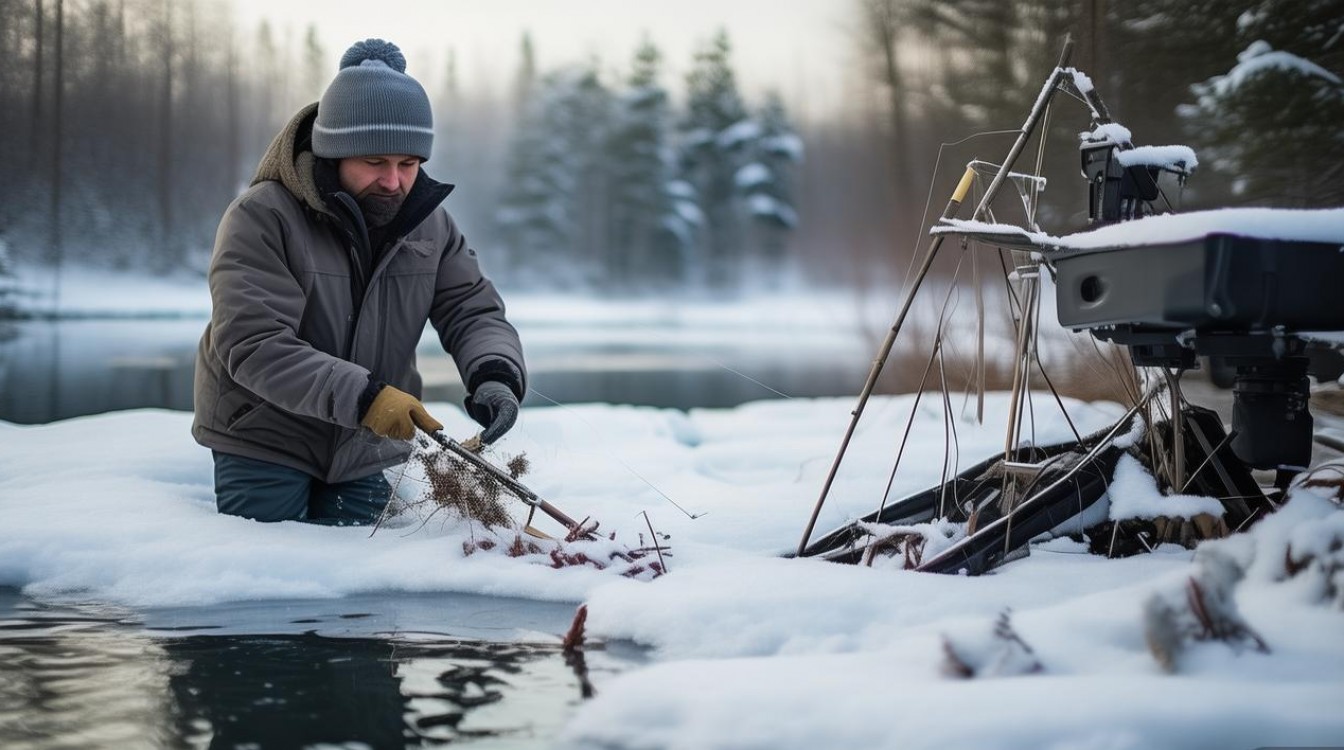 冬天打窝技巧视频，如何快速诱鱼？-图1