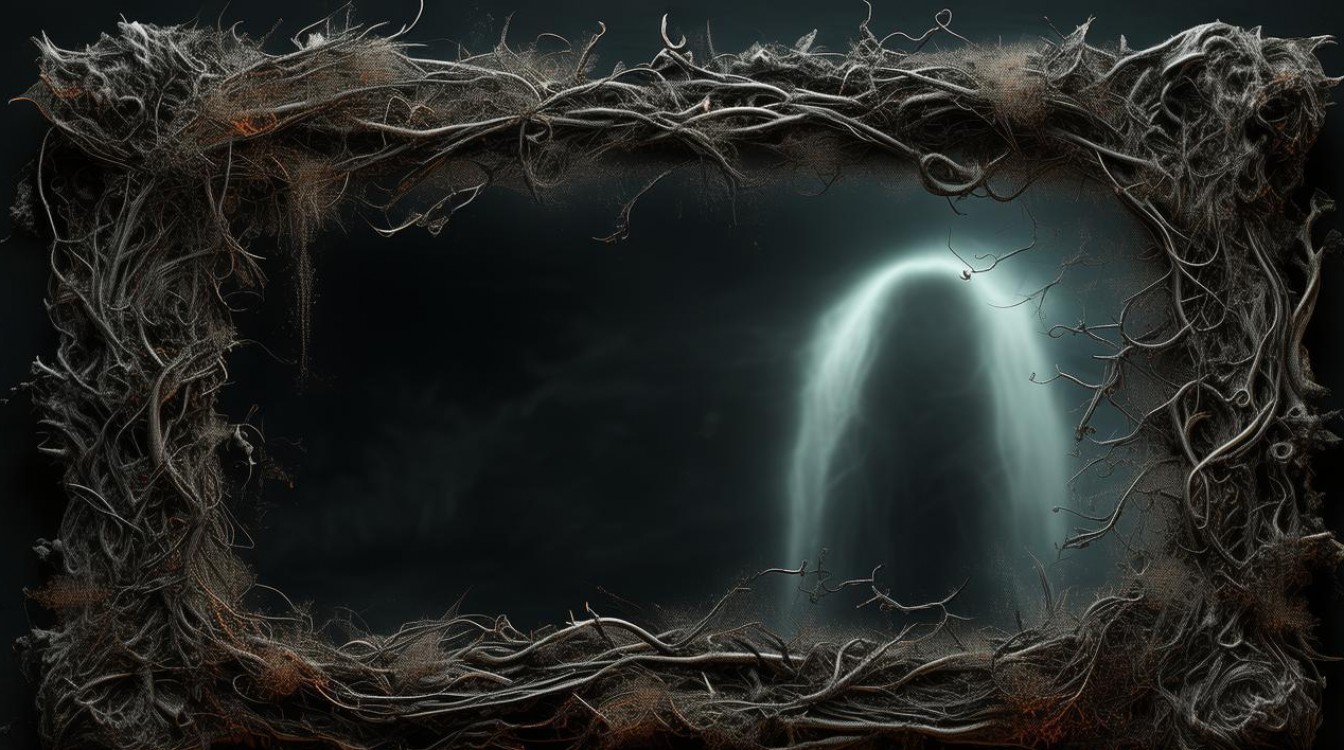 创意恐怖边框图片，现在还能吓到人吗？-图1