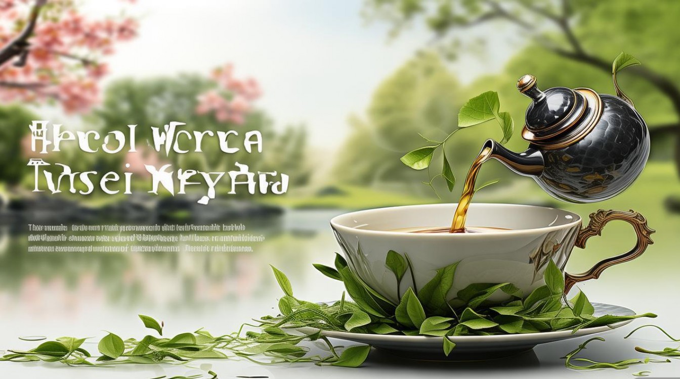 茶叶创意插画-图1