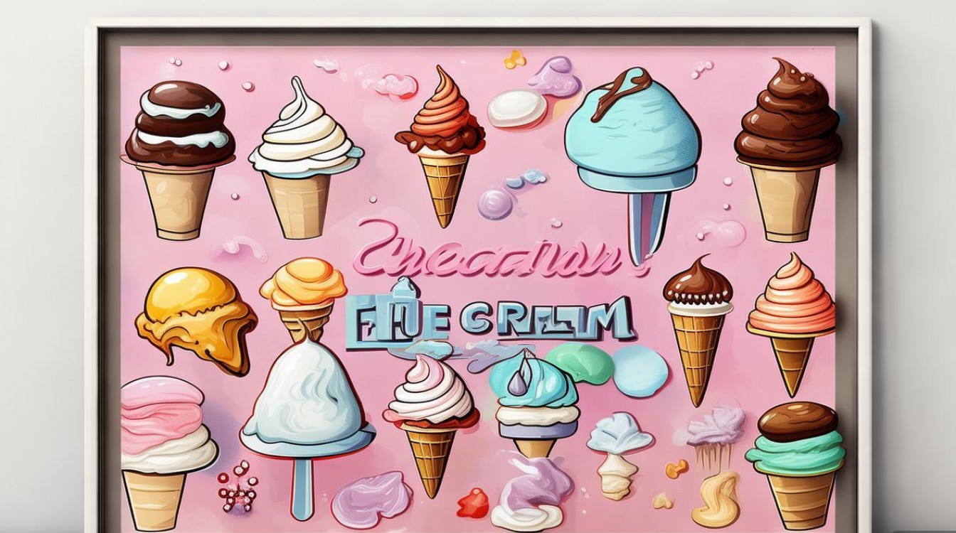 2025冰淇淋创意海报手绘，灵感从哪来？-图1