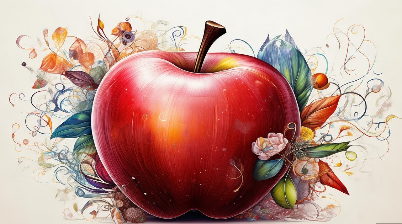 创意素描苹果新联想？2025艺术灵感突破点？-图1