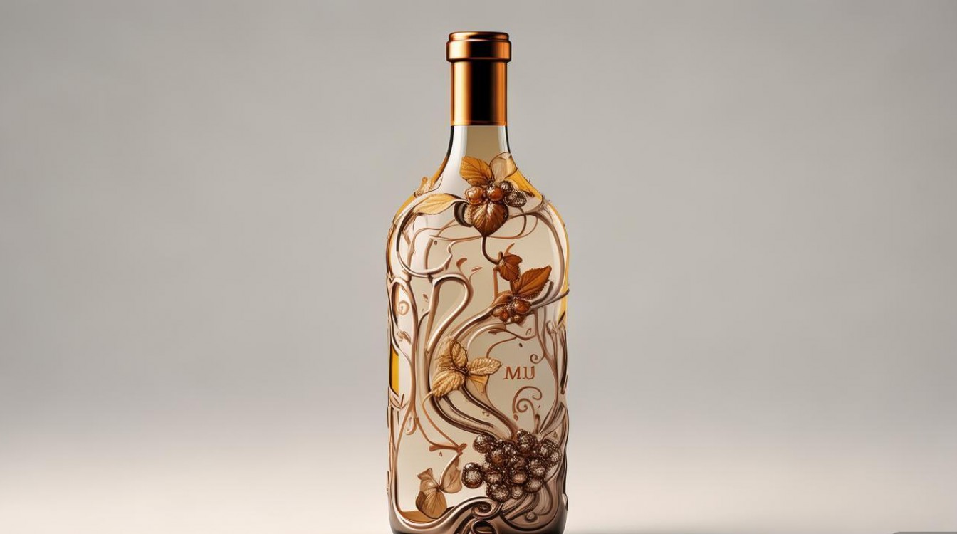 酒瓶创意手绘-图1