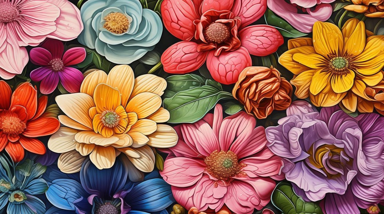 涂色技巧花朵-图1