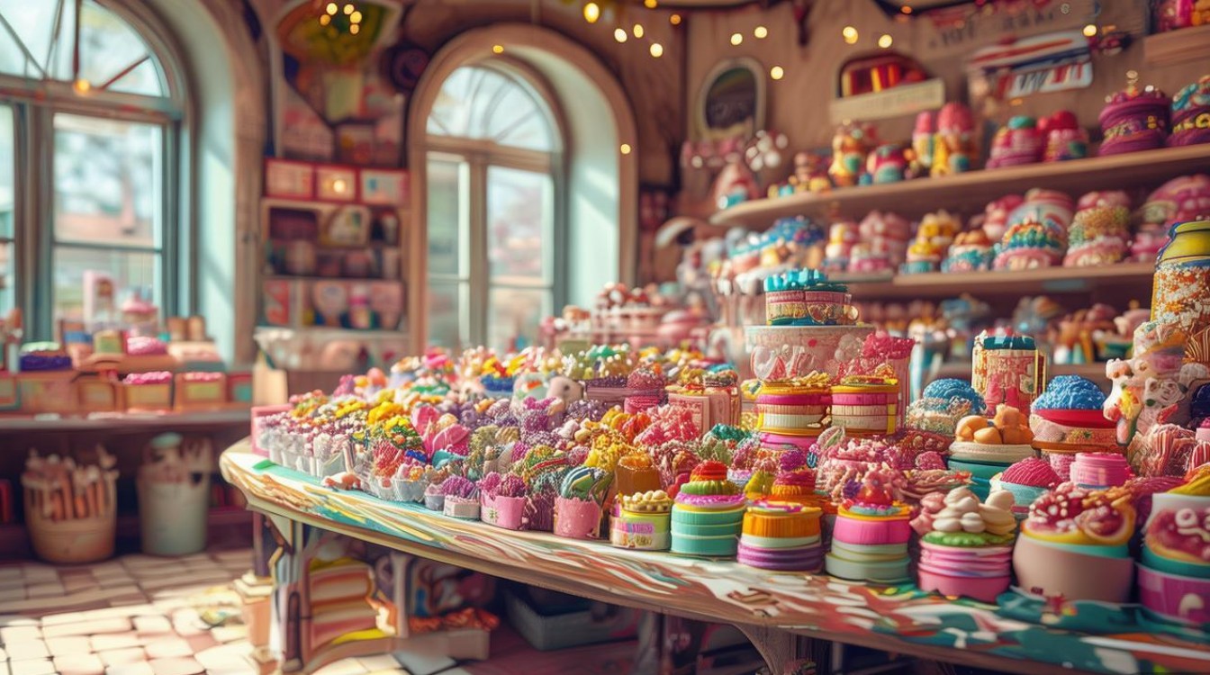 甜品店创意画，甜品店创意画图片-图1